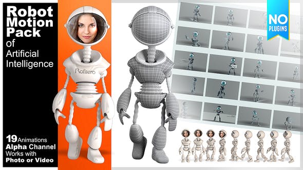 Videohive Robot Motion Pack of Artificial Intelligence 25247945