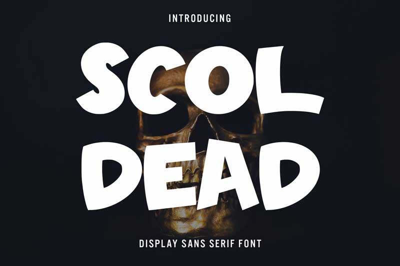 Scoldead - Display Sans Serif Font