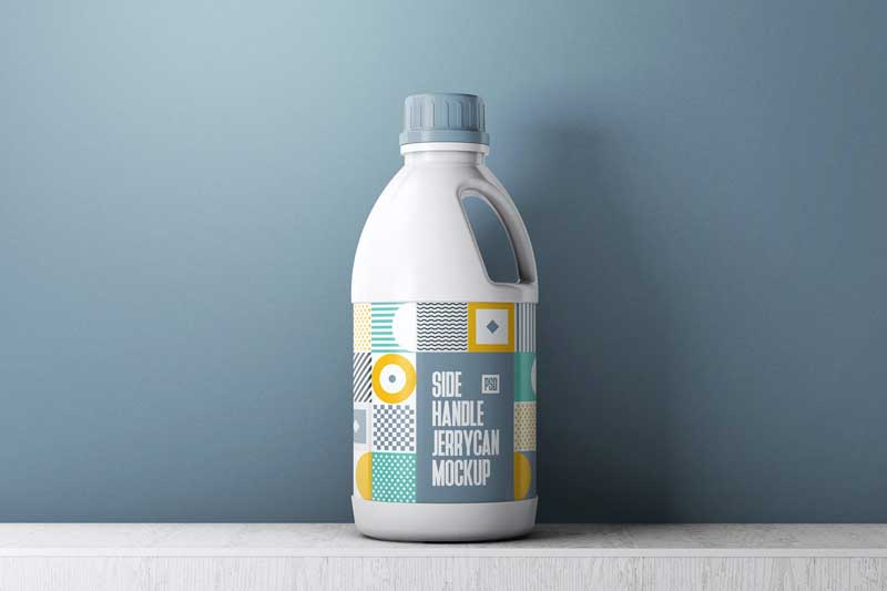 Side Handle Jerrycan Mockup