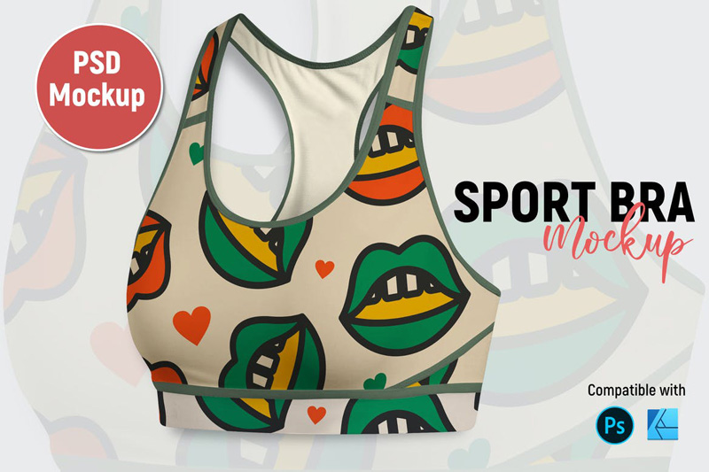 Sport Bra Mockup