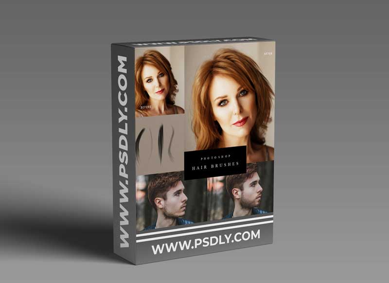 Squijoo Photoshop Hair Brushes