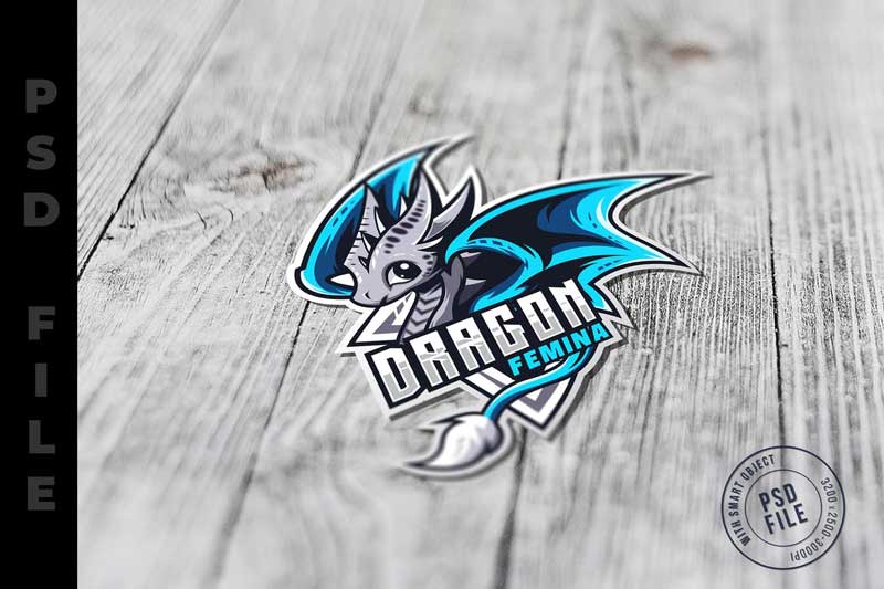 Sticker Mockup Logo : Wood Texture