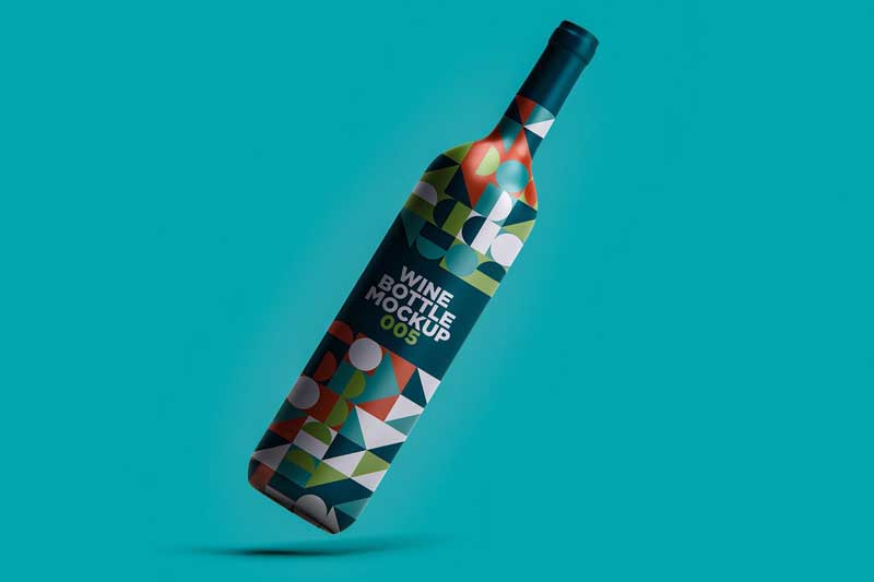 Wine Bottle Mockup 005