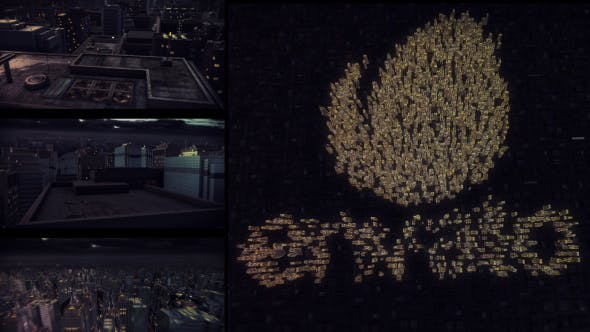 Videohive Dark City Logo Intro 21223646