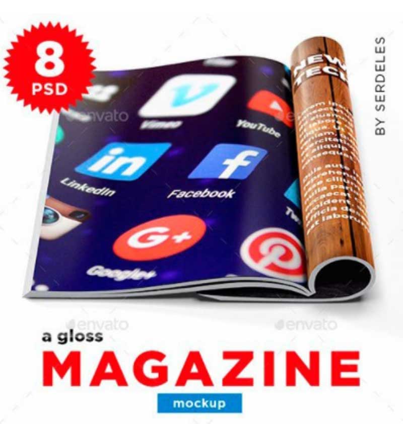 Graphicriver - 22043609 Magazine Mockup