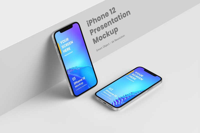 iPhone 12 Presentation Mockup 7.0