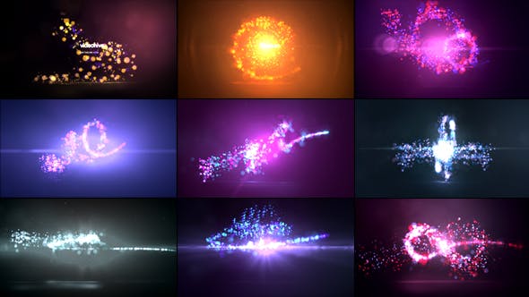 Videohive Quick Particles Logo Reveal Pack 9in1 15072389