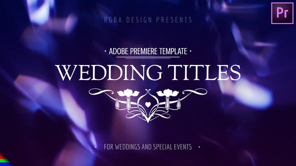 Videohive Modern Wedding Titles Premiere Pro Mogrt 24731646