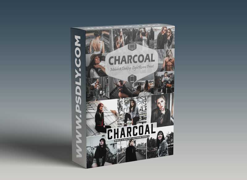 10 Charcoal Mobile Lightroom Presets 4221203