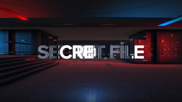 Videohive Secret File Element 3D Opener 22598893