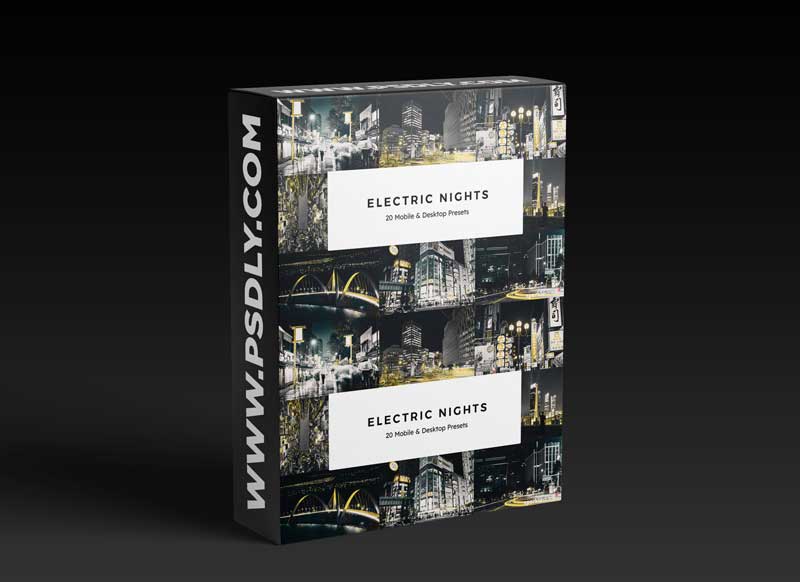 20 Electric Nights Lightroom Presets & LUTs
