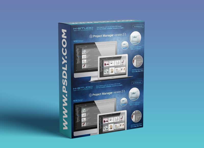 3d-kstudio Project Manager v3.14.54 for 3ds Max 2014 - 2022