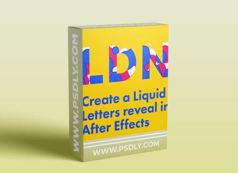 Animate a Liquid Letters reveal in After Effects