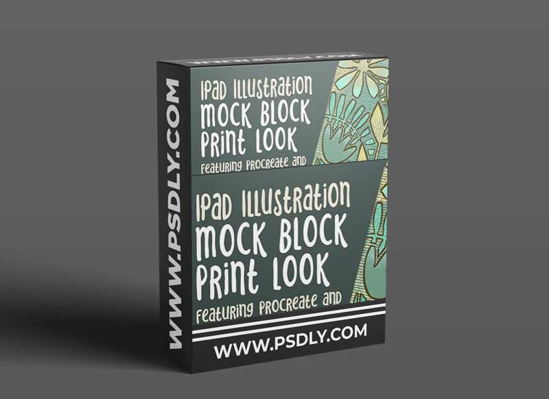 Block Print Illustrations in Procreate with Over 30 Brushes and Textures for Your Personal Use