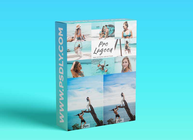 CreativeMarket - 10 Mobile Lightroom Presets Neo Lagoon 6135062