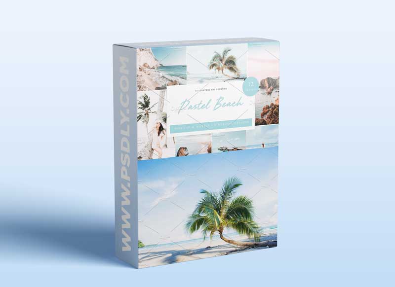 CreativeMarket - 12x Lightroom Presets Pastel Beach 6071345