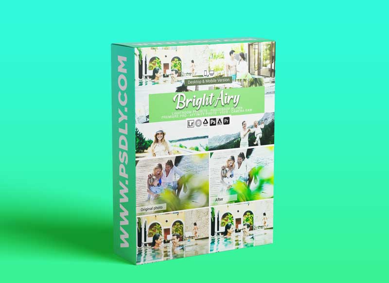 CreativeMarket - Bright Airy Lightroom Presets 5156467