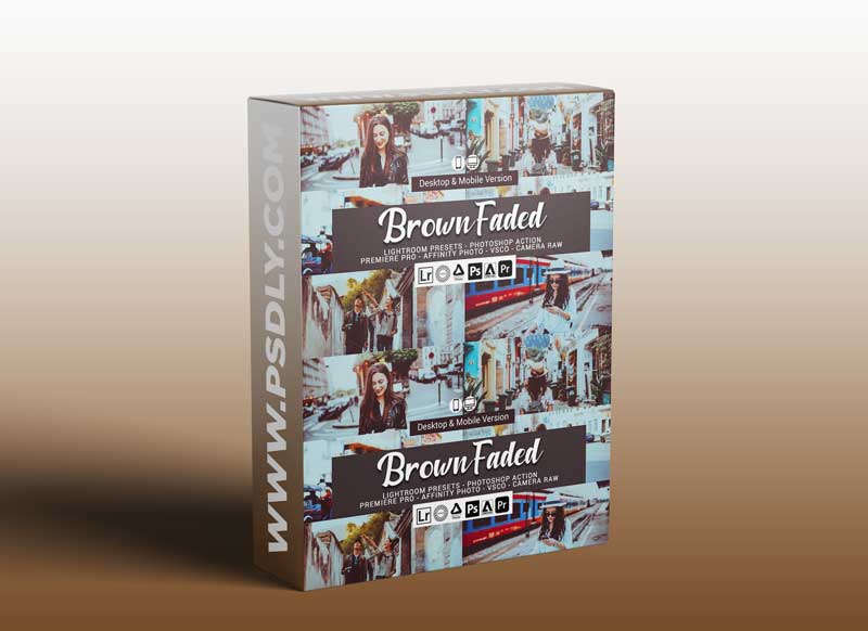 CreativeMarket - Brown Faded Lightroom Presets 5156480