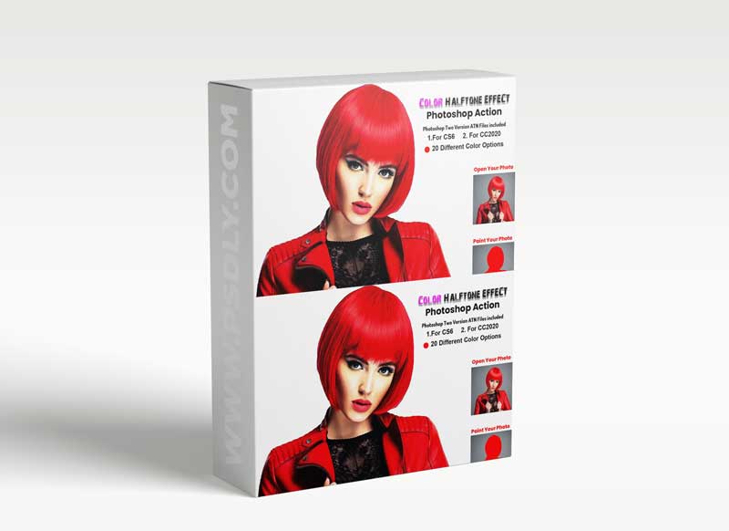 CreativeMarket - Color Halftone Effect PS Action 5909808