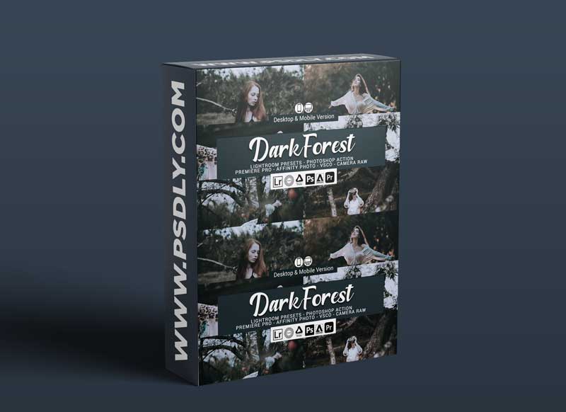 CreativeMarket - Dark Forest Lightroom Presets 5156999