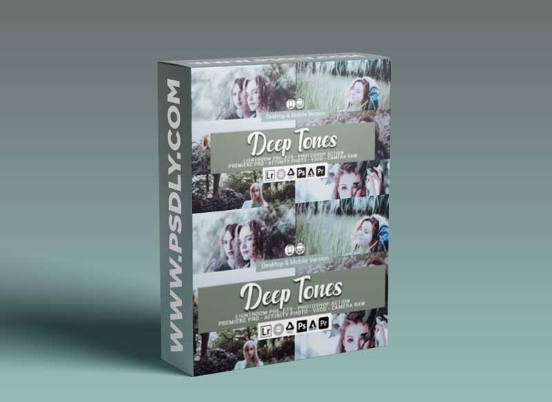 CreativeMarket - Deep Tones Lightroom Presets 5157090