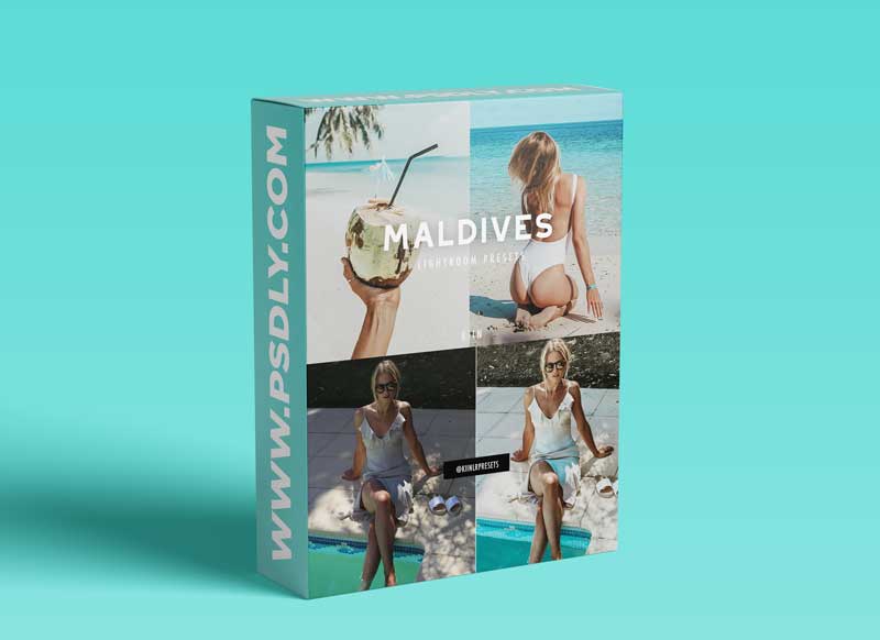 CreativeMarket - MALDIVES TROPICAL LIGHTROOM PRESETS 4462473