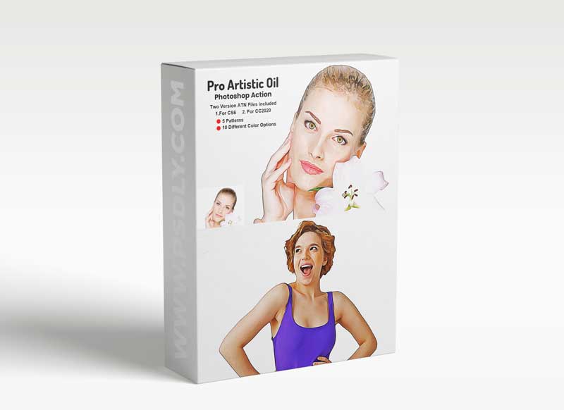 CreativeMarket - Pro Artistic Oil Photoshop Action 5733546