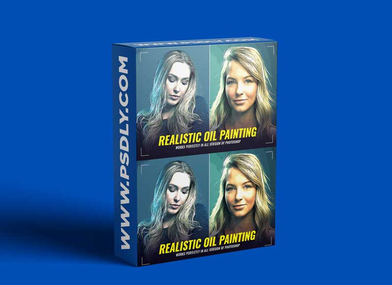 CreativeMarket - Realistic Oil Painting FX 5988848