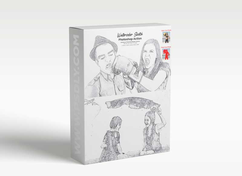 CreativeMarket - Watercolor Sketch Photoshop Action 5717421CreativeMarket - Watercolor Sketch Photoshop Action 5717421