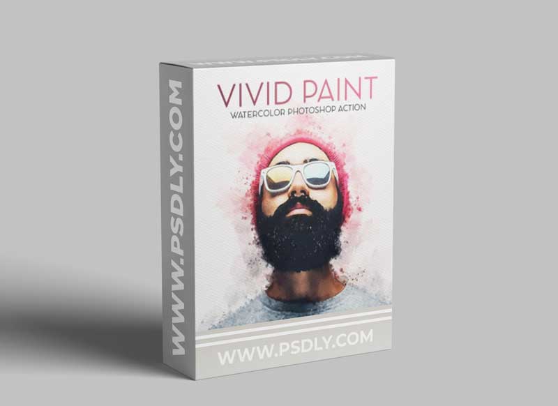 GraphicRiver - Vivid Paint - Watercolor Photoshop Action 28736835