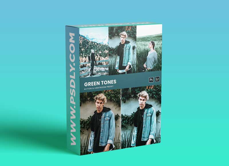 Green Tones Photoshop Action & Lightrom Presets