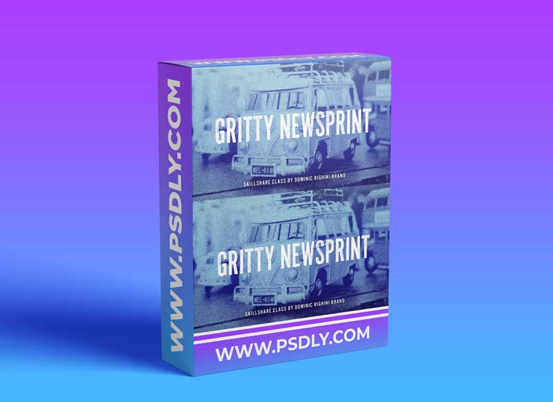 Gritty Newsprint Effect in Photoshop by Evgeniya & Dominic Righini