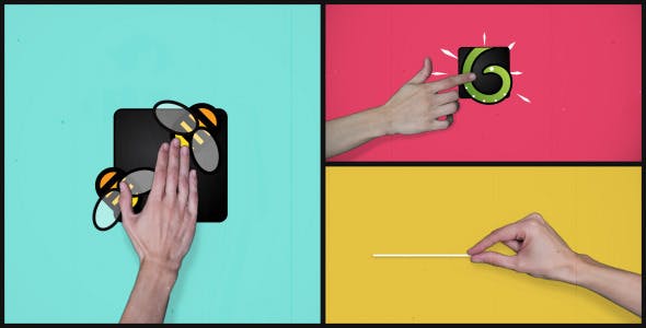 Videohive Hands On Logo Pack 8563620