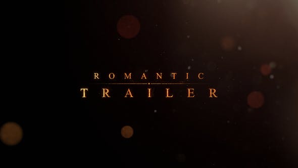 Videohive Romantic | Trailer Titles 20607811