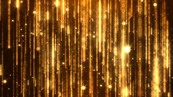 VideoHive Golden Particles 23309907