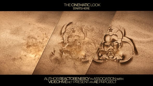 Videohive Sand Logo Opener 22847322