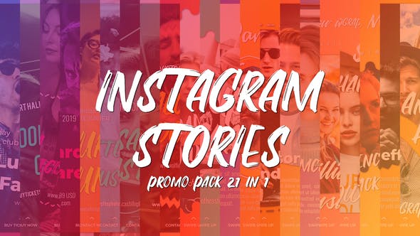 VideoHive Instagram Stories Promo Pack 21 in 1 23792839