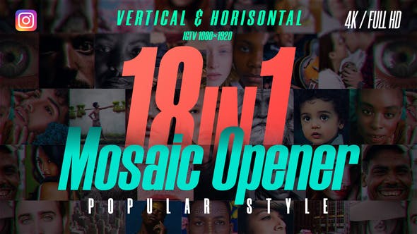 Videohive - Mosaic Opener - 31400968