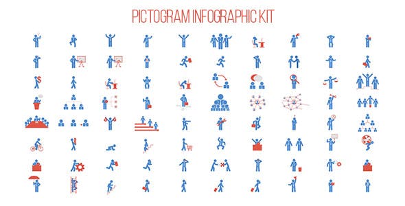 Videohive Pictogram Infographic Kit 11745802