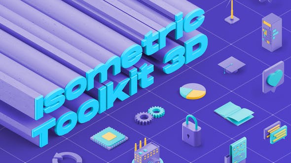 Videohive - Isometric Toolkit 3D - 29737190