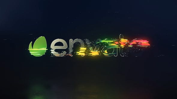 Videohive Rotating Glitch Logo 21728509