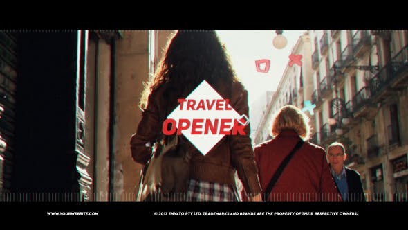 VideoHive Travel Vlog Opener 21312450