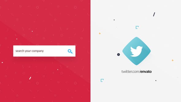 VideoHive Flat Search Logo Opener 20467602