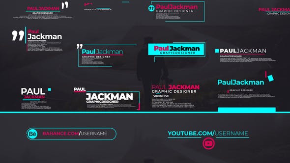 Videohive Lower Thirds And Logo Animation 23572851