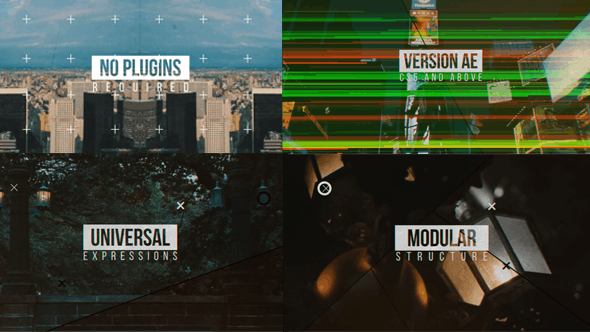 VideoHive Modern Glitch Opener \\ Line Slideshow 12050282