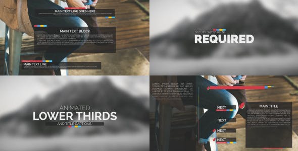 VideoHive 10734812 Typography Package Lower Thirds and Titles