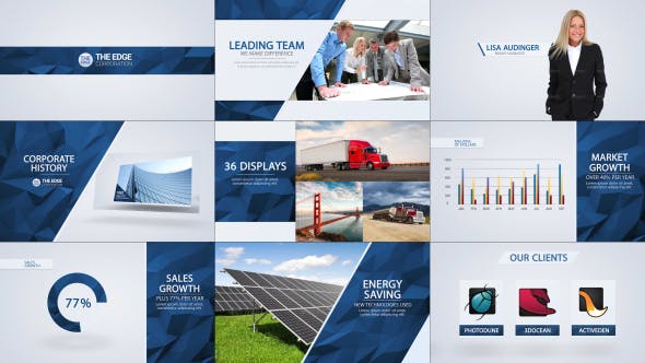 VideoHive The Edge Corporate Video Package 13838363
