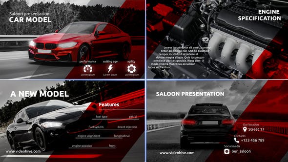 Videohive Sport Car Salon Presentation 32502025