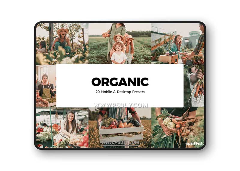 20 Organic Lightroom Presets & LUTs