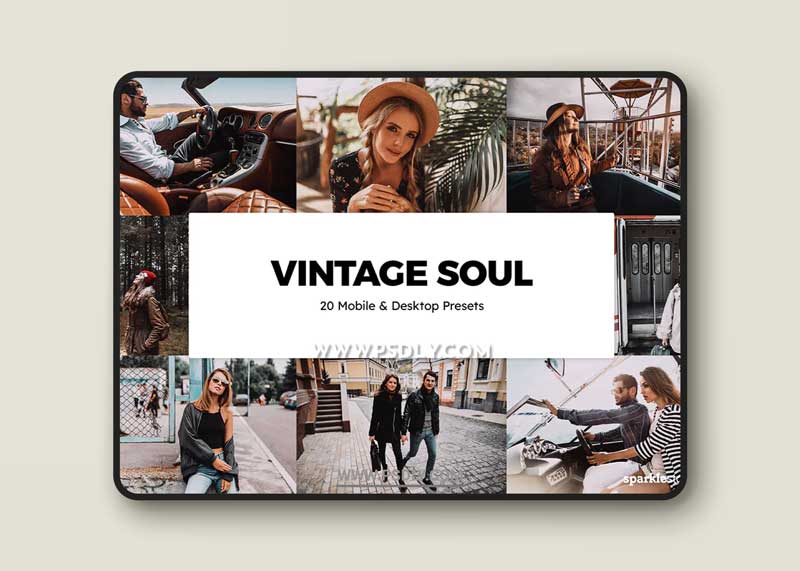 20 Vintage Soul Lightroom Presets & LUTs